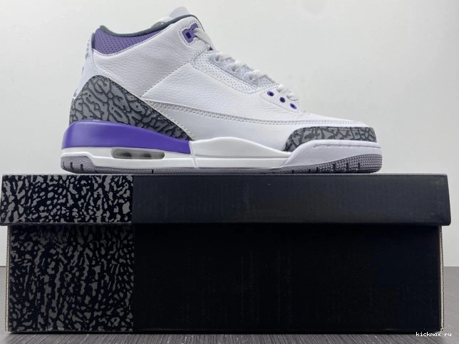 Rep MAX Jordan 'Dark Retro 3 CT8532-105 Iris' Air 0818
